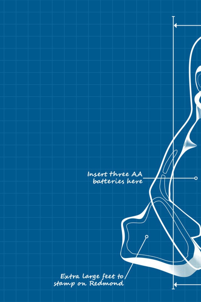 Чертеж пингвина Linux GNU