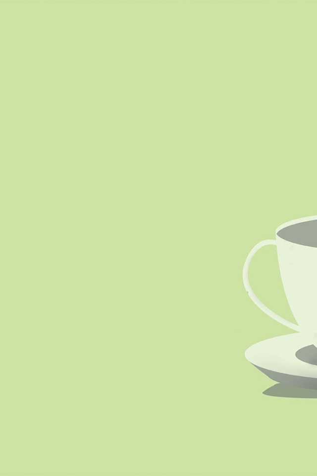 Уточка в чашке, фон