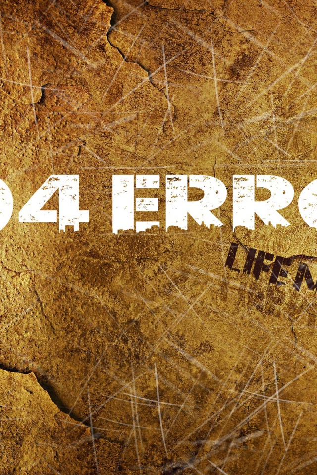 Ошибка 404, жизнь не найдена