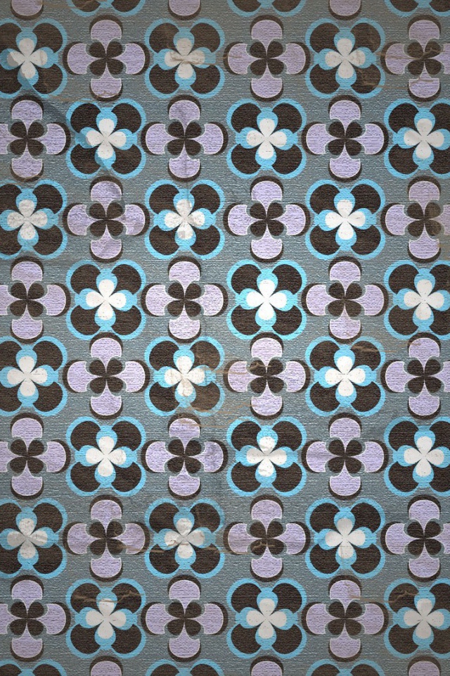 Цветочный орнамент, фоновый рисунок