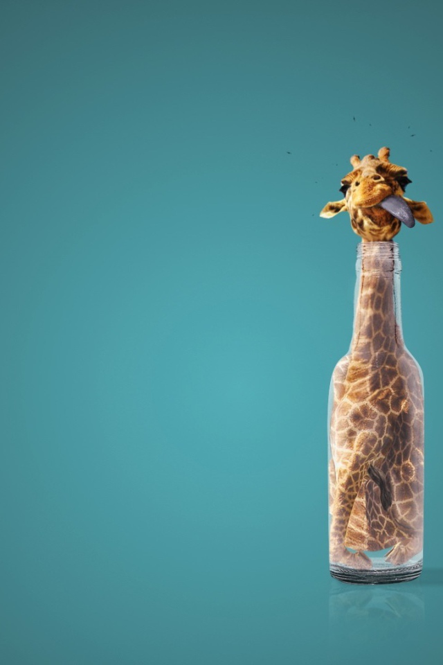 Жираф в бутылке