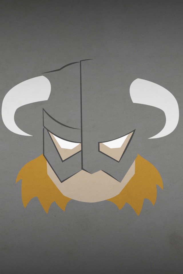 Серый фон The Elder Scrolls V Skyrim