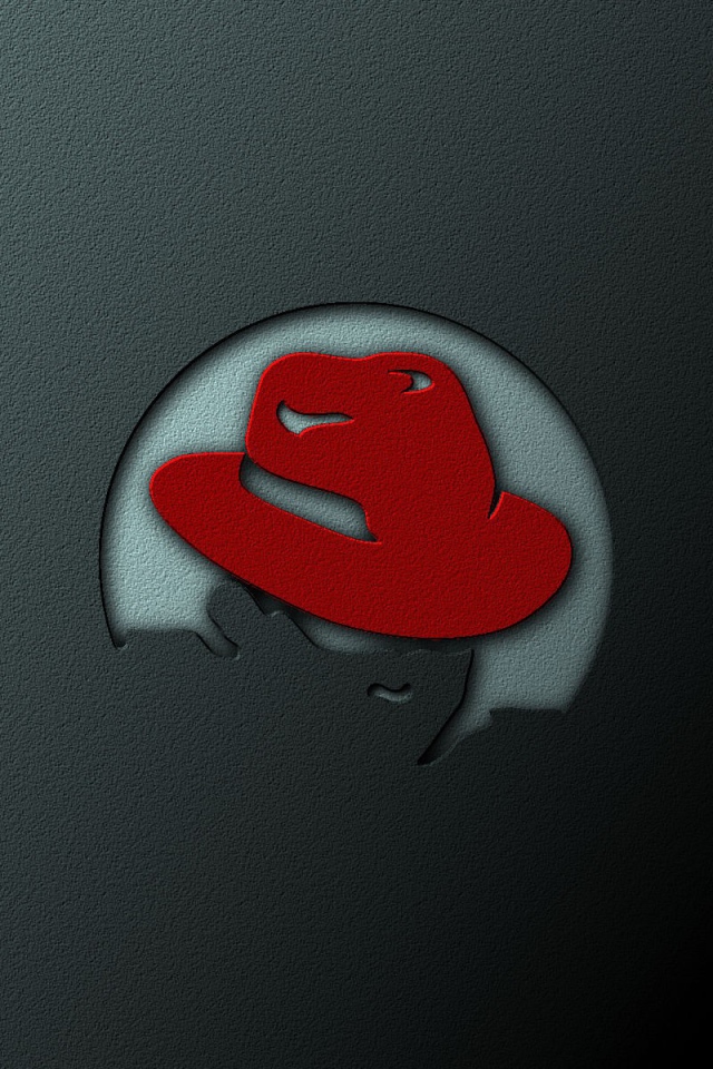 Серый фон ОС Red Hat