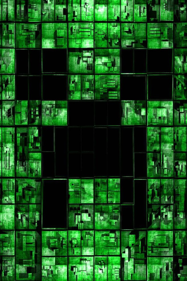 Зеленый фон, Minecraft