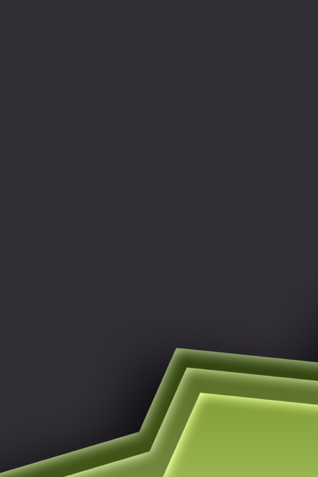 Зеленая панель на сером фоне