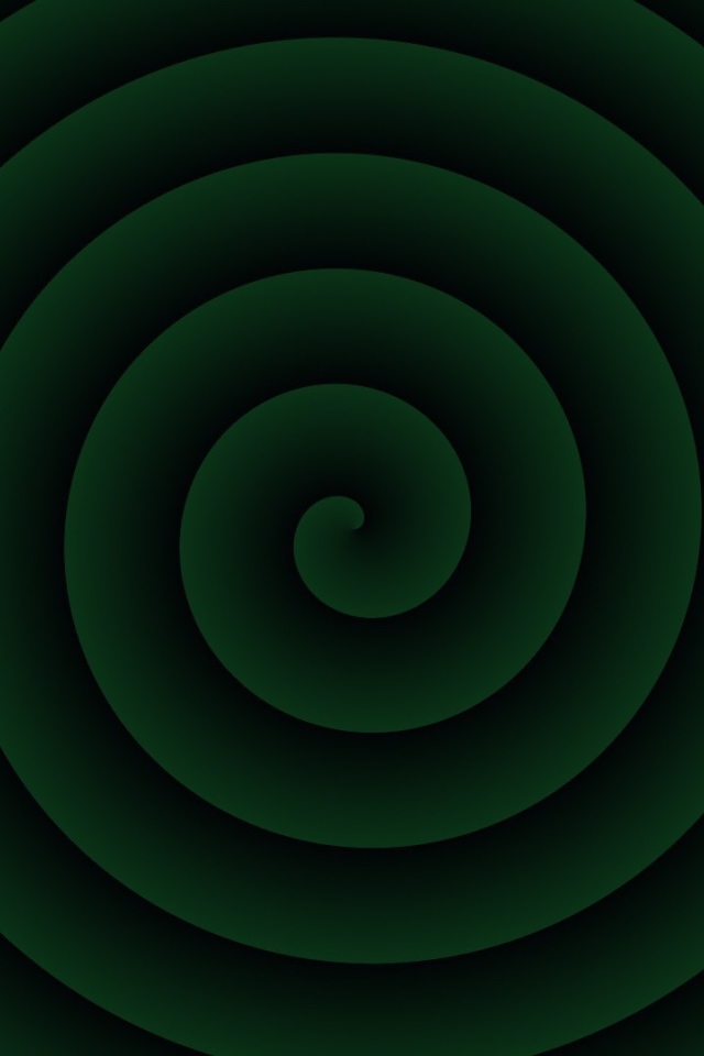 Зеленая спираль, фон
