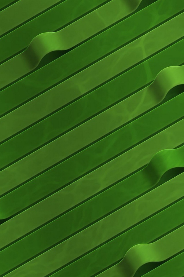 Зеленые полосы с волнами