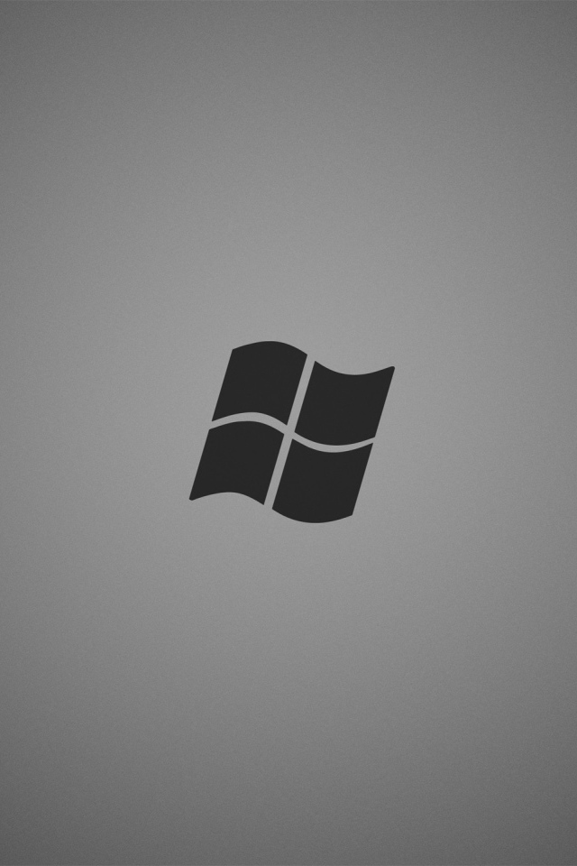 Серый логотип Майкрософт на сером фоне