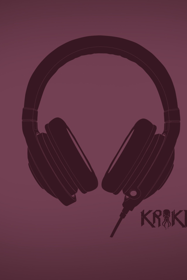 Наушники Райзер, розовый фон