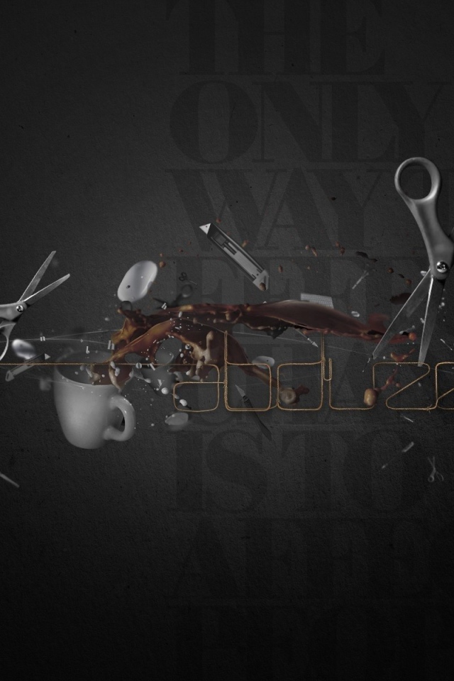 Бытовые инструменты, серый фон