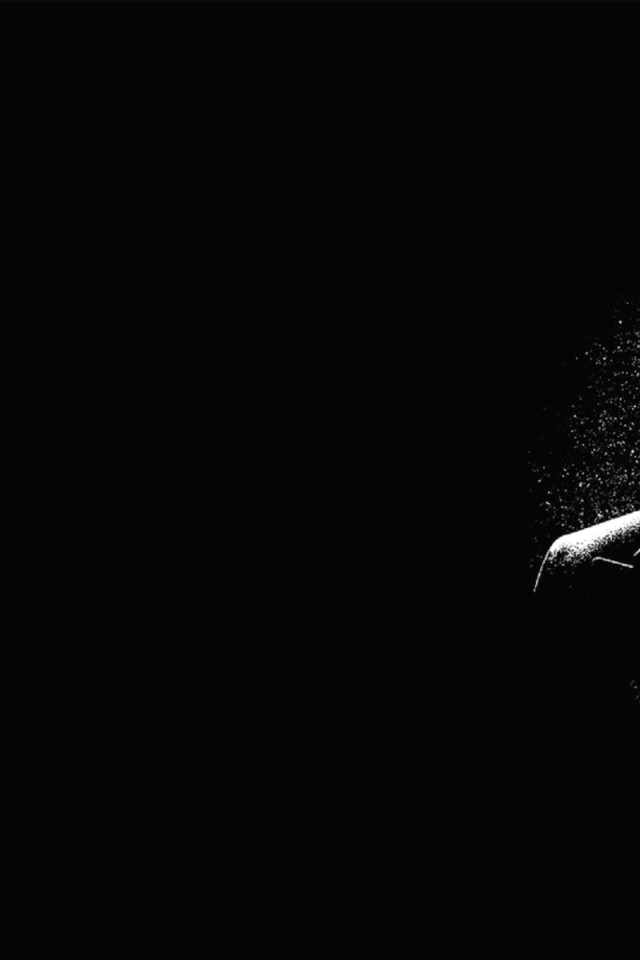 Джокер, черный фон