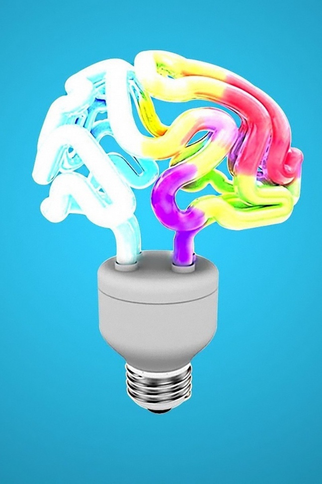 Лампа в форме мозга