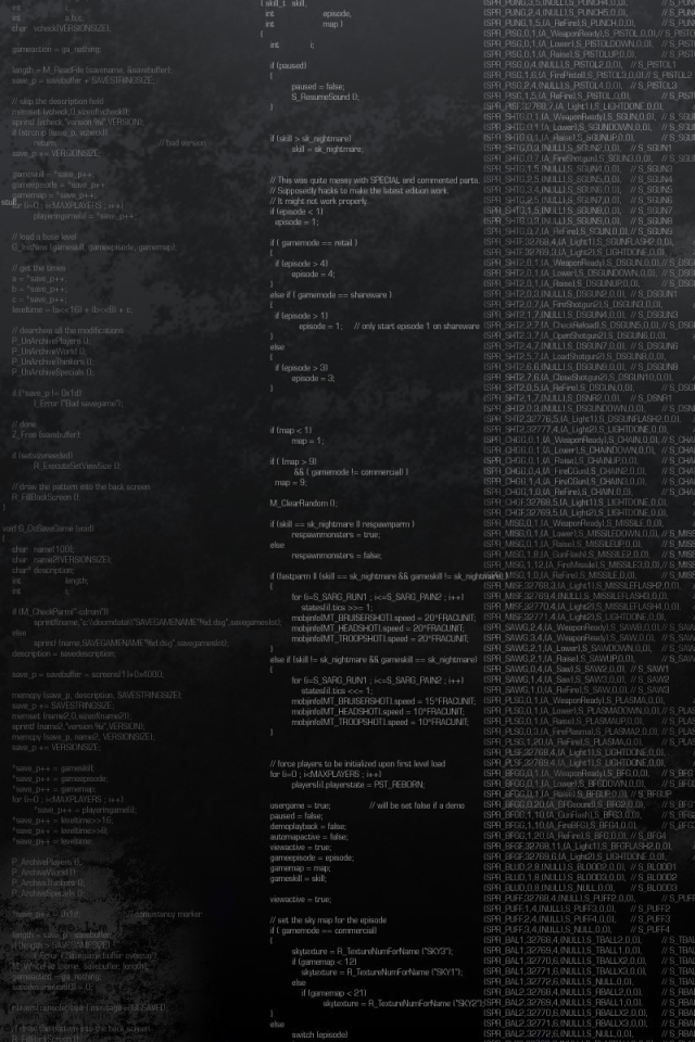 Строки компьютерного кода, серый фон