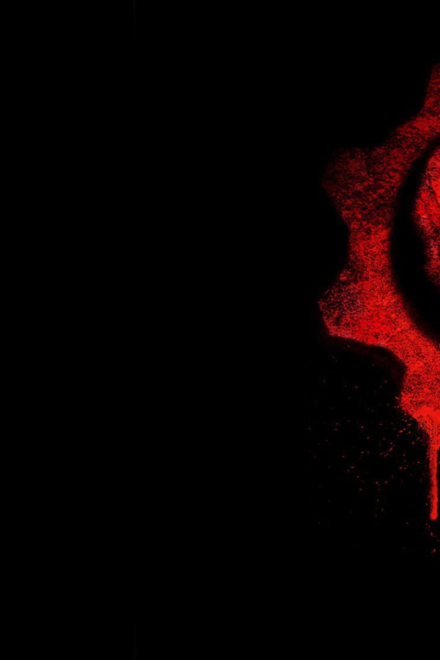Логотип игры Gears of War, фон
