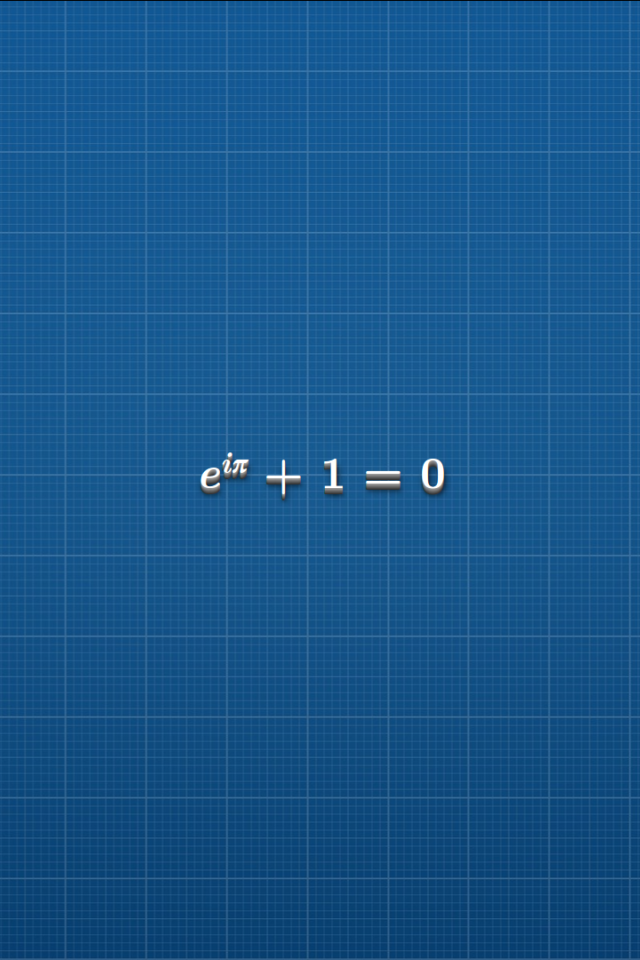 Математическая формула на клетчатом голубом фоне