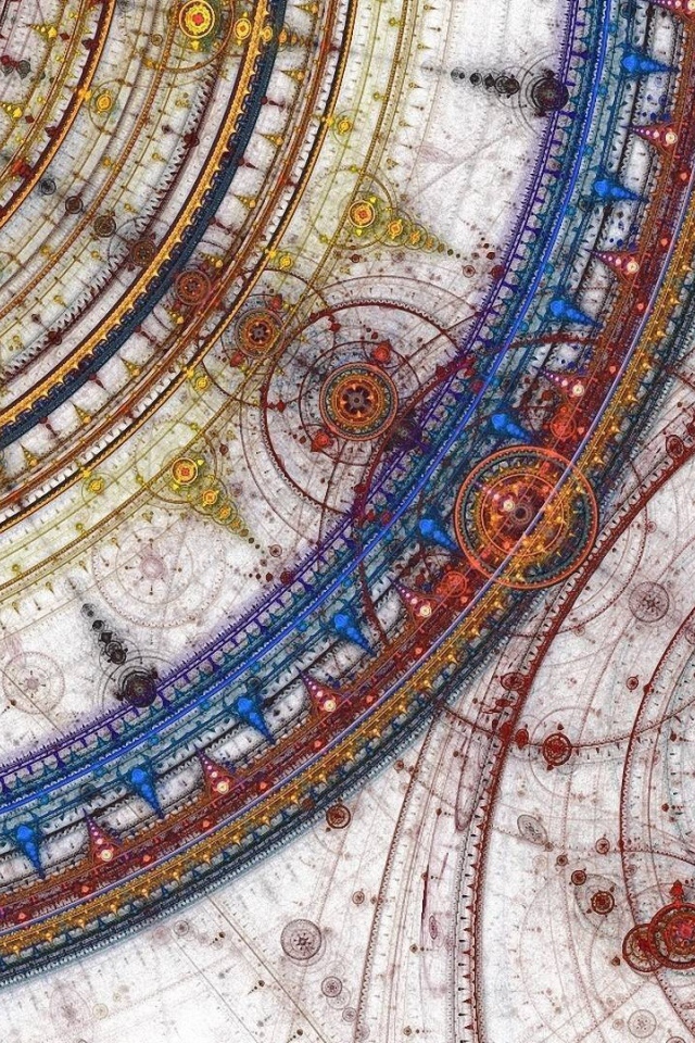 Старинная карта солнечной системы