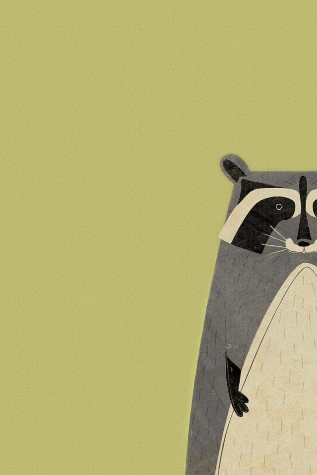 Опоссум, светлый фон