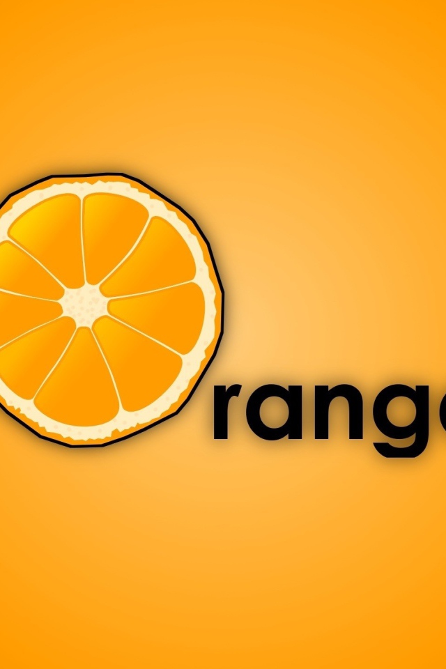 Апельсиновый оранжевый фон