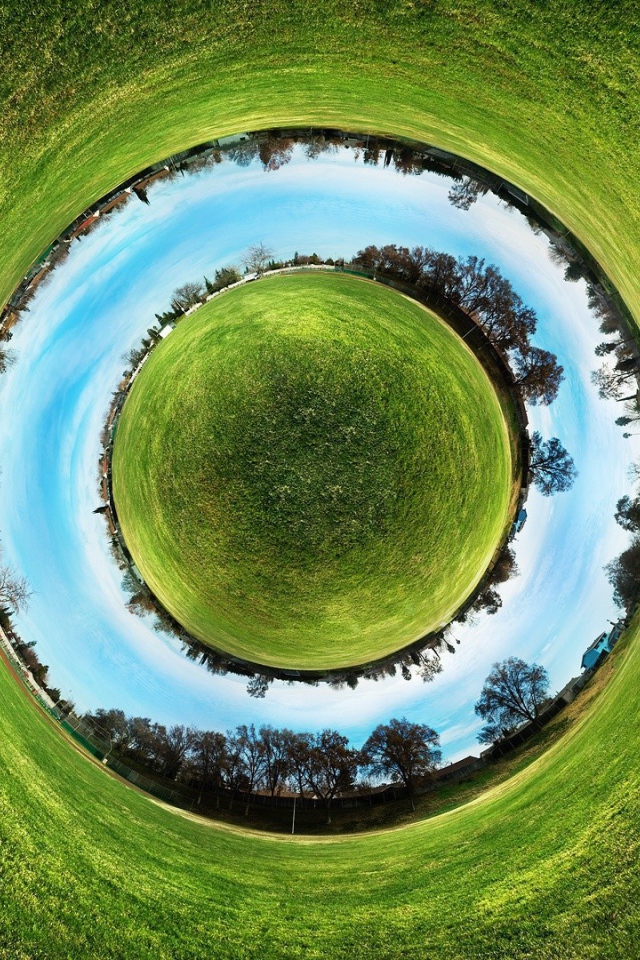 Панорамная сфера, фон