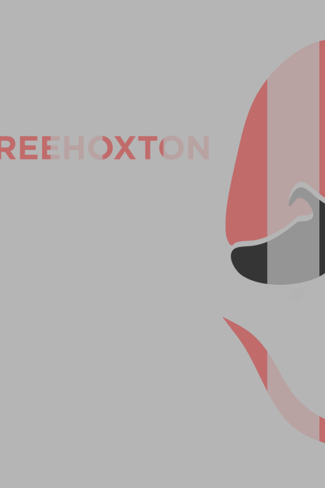 Маска Payday 2, серый фон