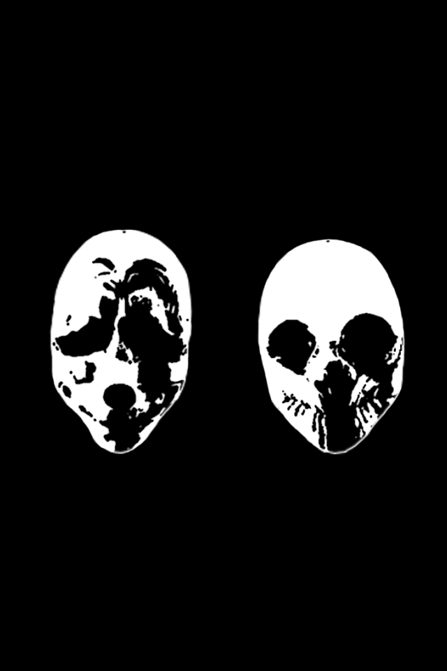 Маски Payday 2, черный фон