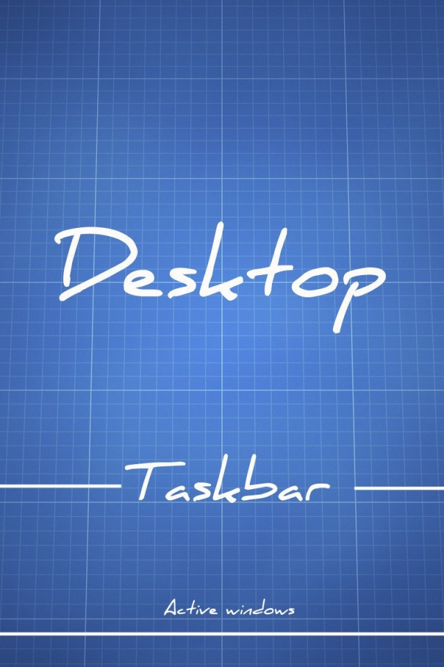 Чертеж рабочего стола