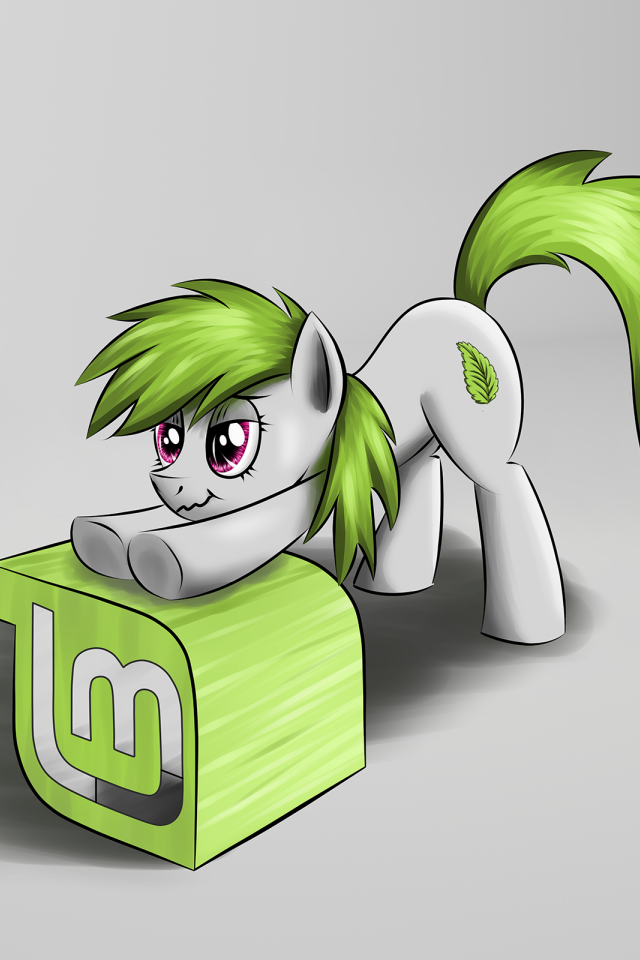 Пони на логотипе Linux Mint