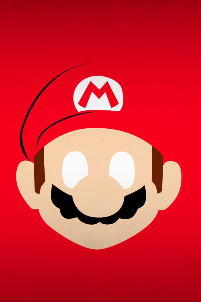 Красный фон, Super Mario Bros