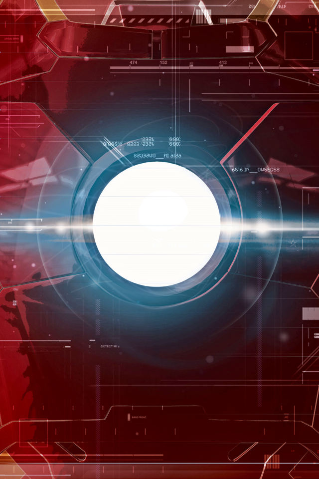 Красный фон, железный человек Мстители