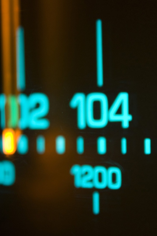 Шкала настройки радиоприемника