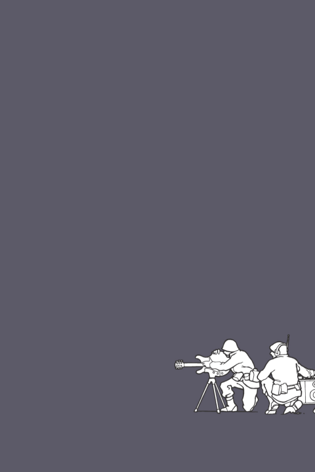 Солдаты с музыкальными инструментами, фон