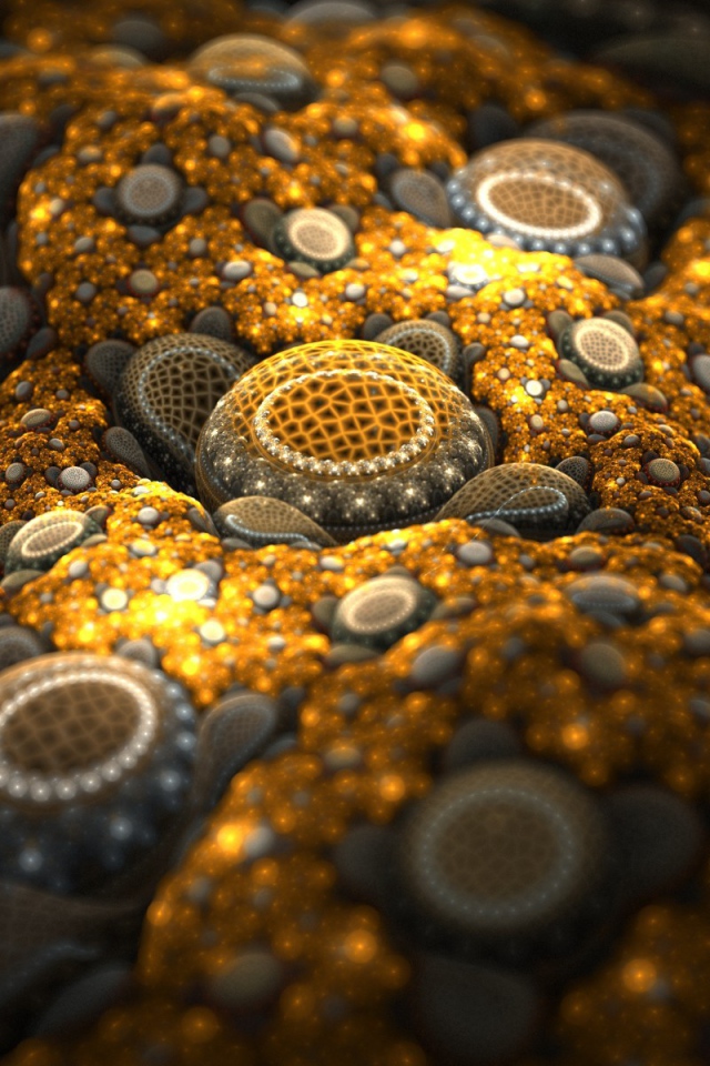 Вещество под микроскопом