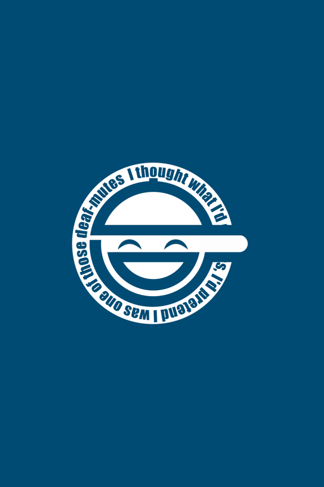 Символ аниме Призрак в доспехах на голубом фоне