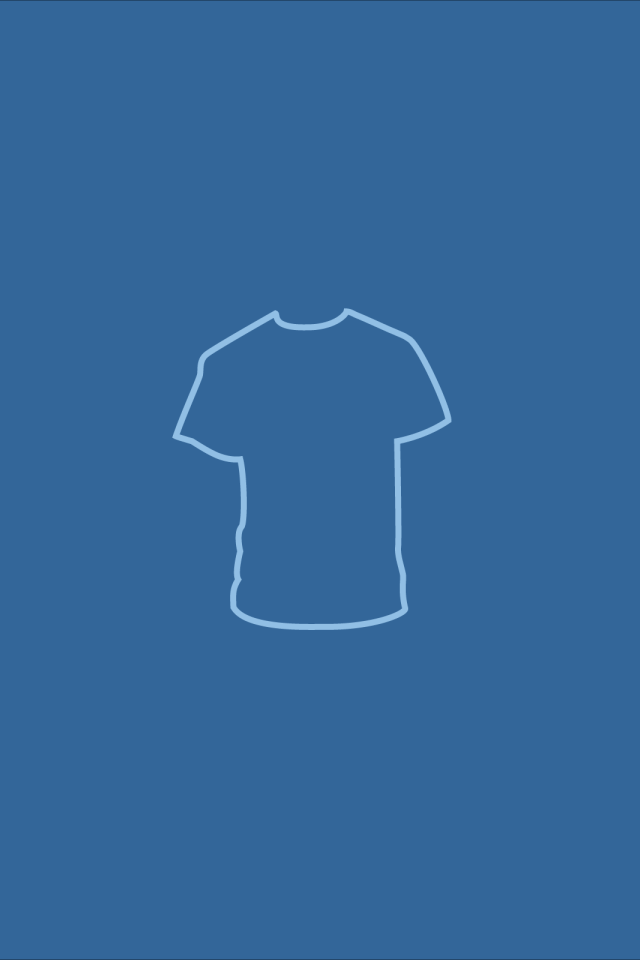 Футболка, голубой фон