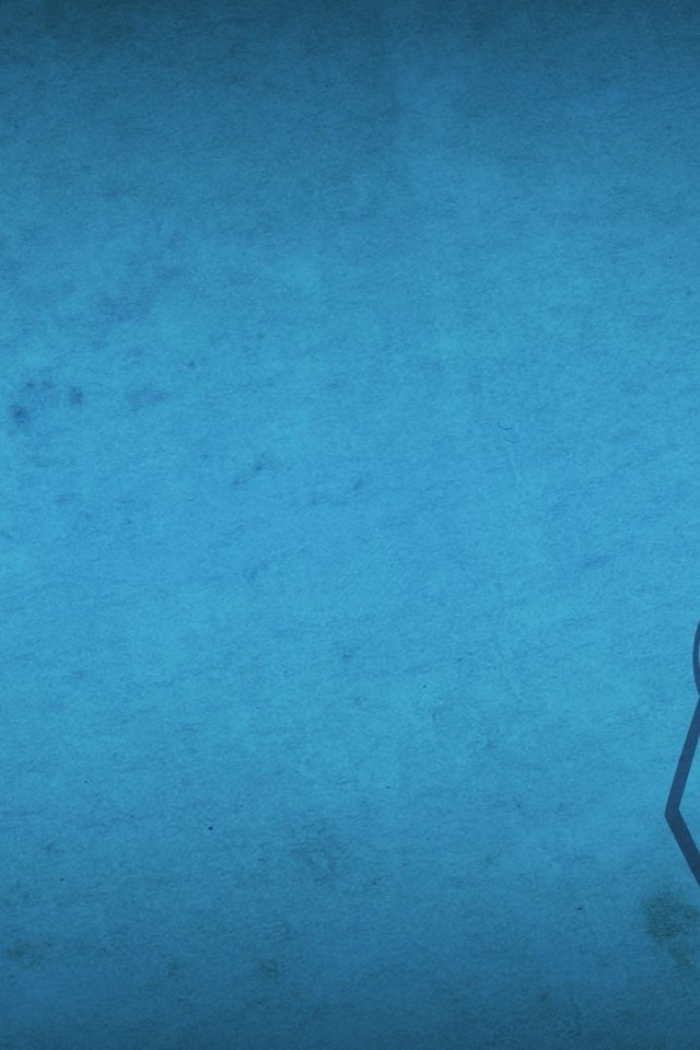 Тик-герой, голубой фон