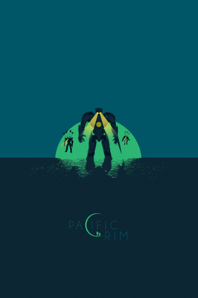 Фильм Тихоокеанский рубеж, синий фон