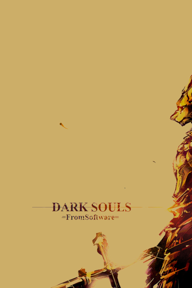 Игра Dark Souls, бежевый фон