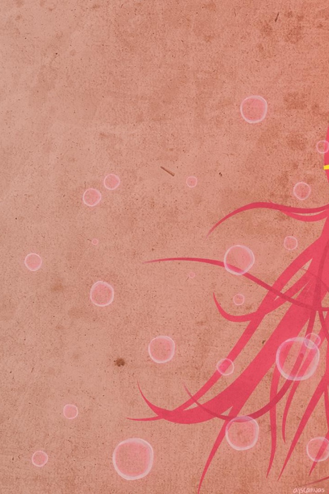 Девушка в короне, розовый фон