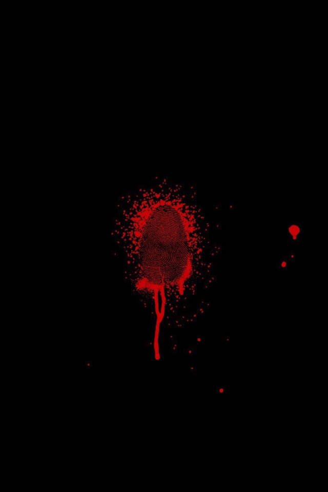 Отпечаток в капле крови