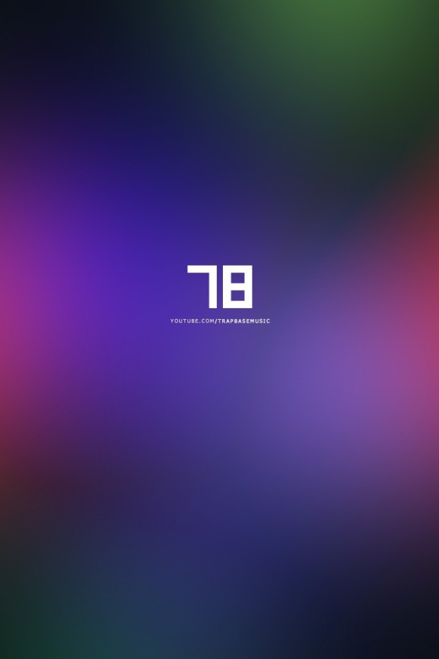 Цифра 78 на радужном фоне