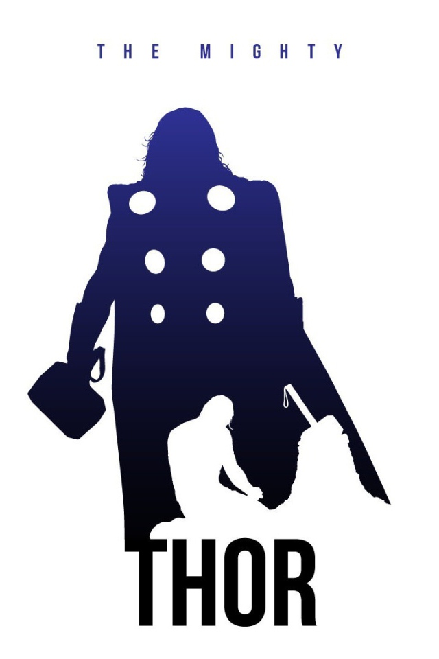 Тор, белый фон