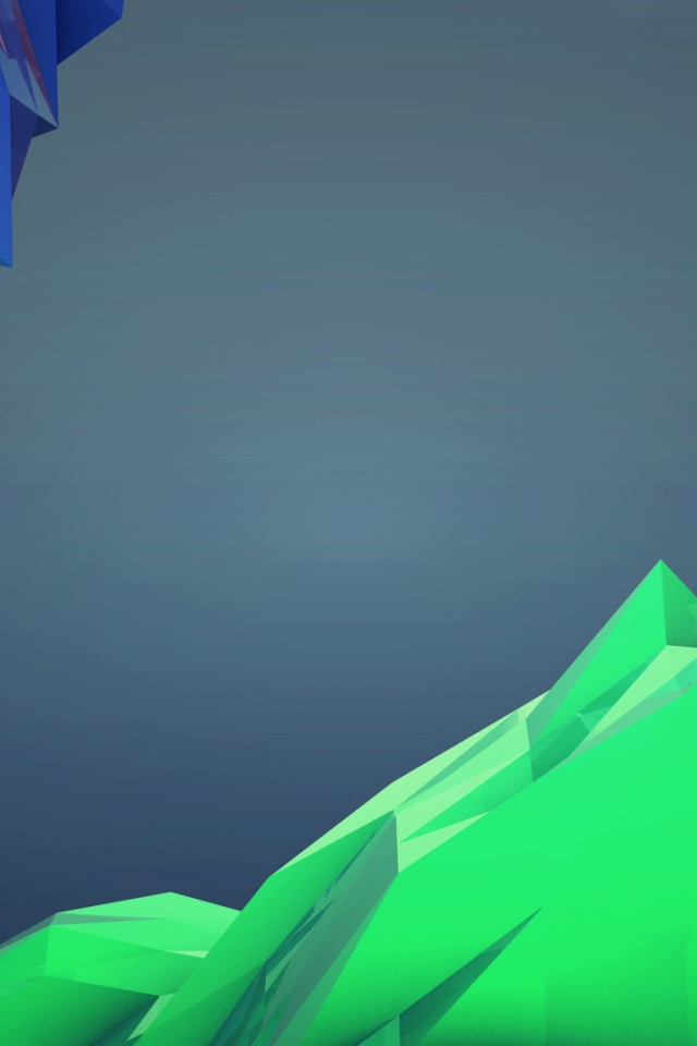 Трехцветная конструкция на сером фоне