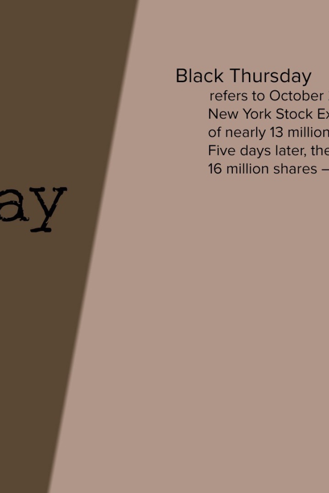 Описание четверга на английском языке