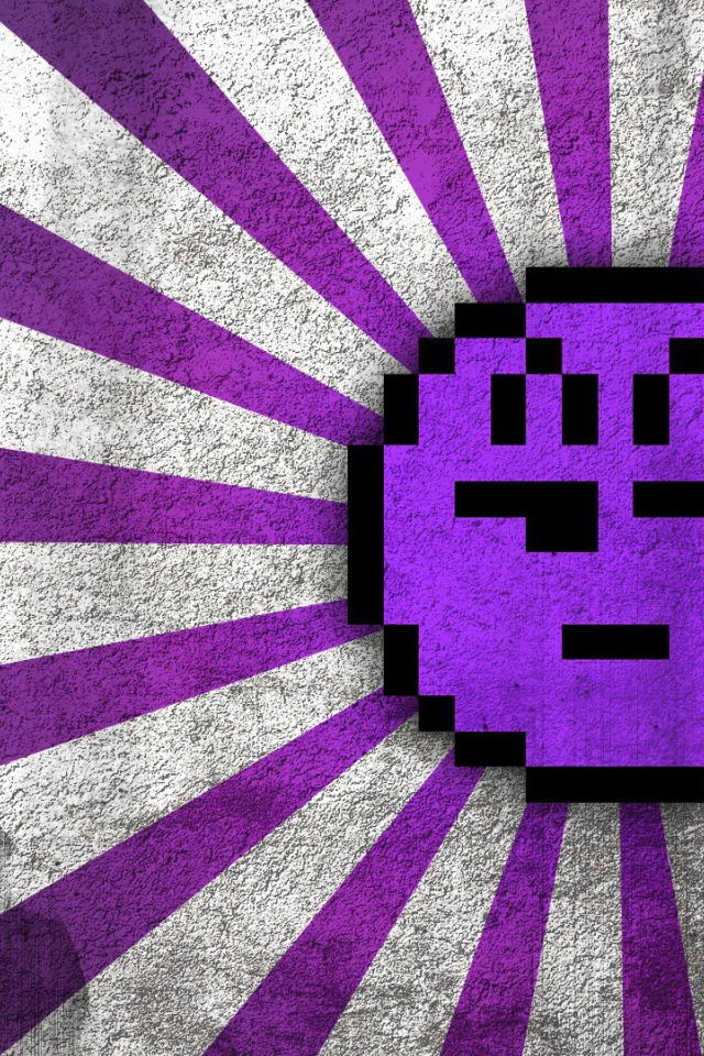 Фиолетовое солнце, фон