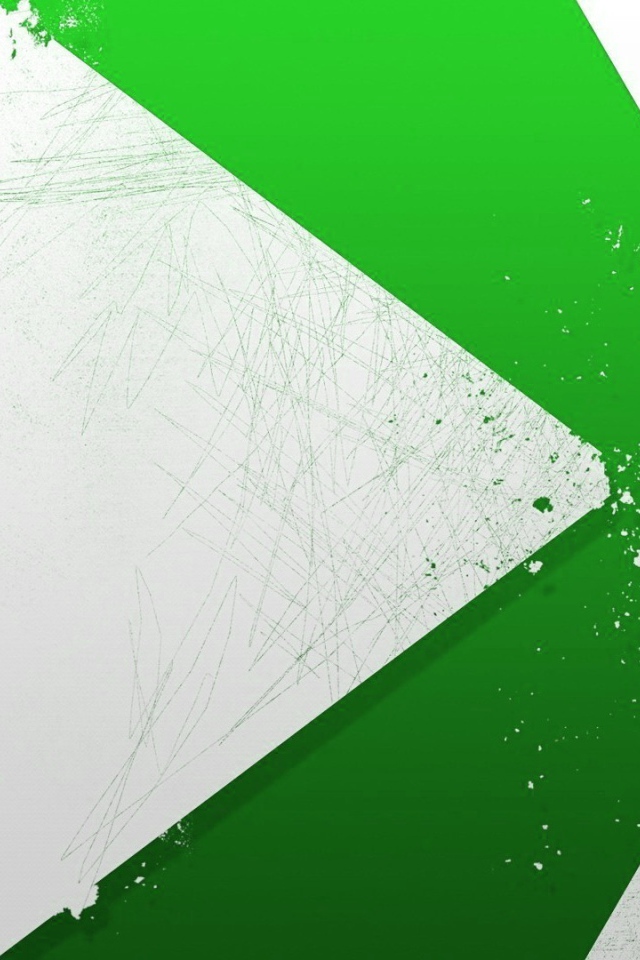 Белая стрела, зеленый фон