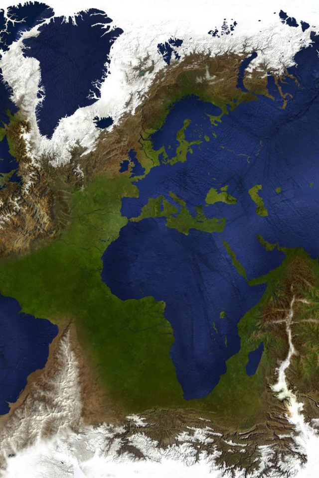 Карта мира наоборот