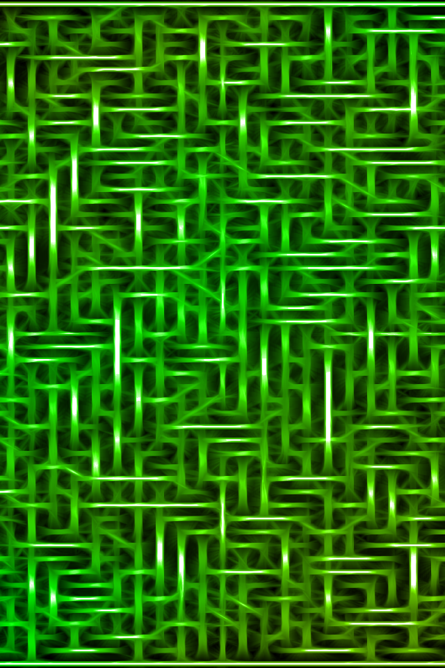 Переплетение волокон, зеленый фон