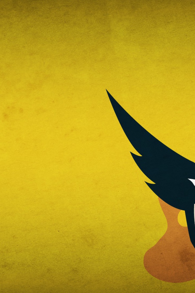 Желтый фон, Hawkgirl комикс Марвел