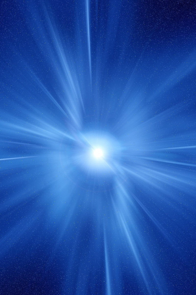 	   Blue background with rays