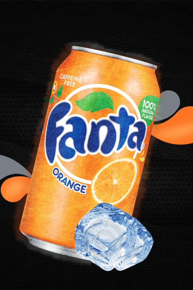 Банка холодной Фанты